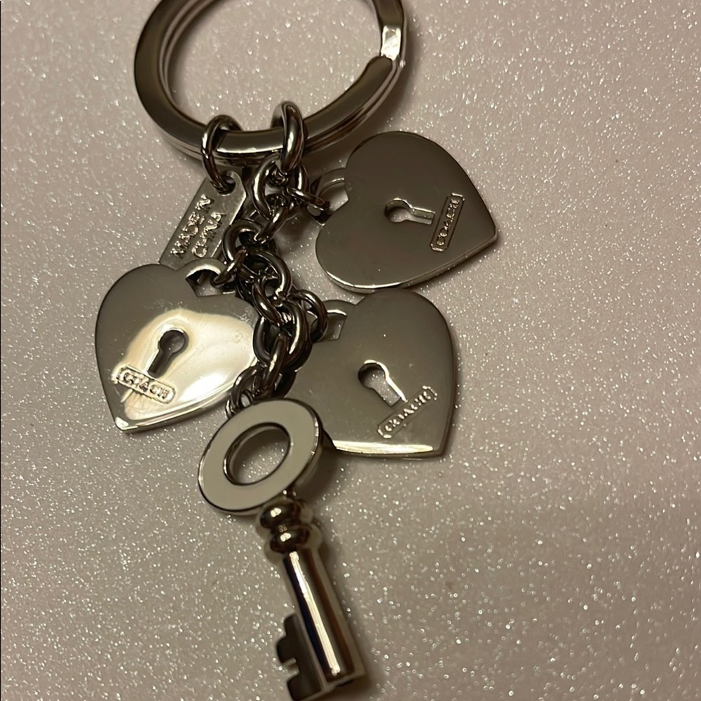 Coach Red Heart Keychain - Picture 3 of 7